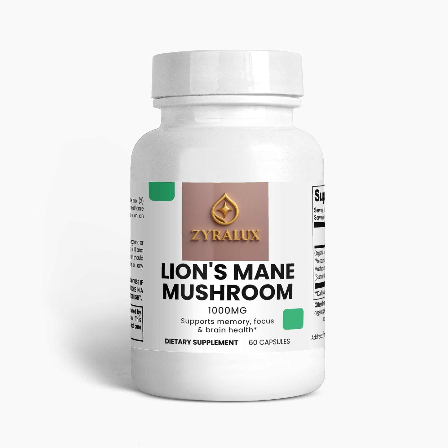Lion's Mane Mushroom - ZYRALUX