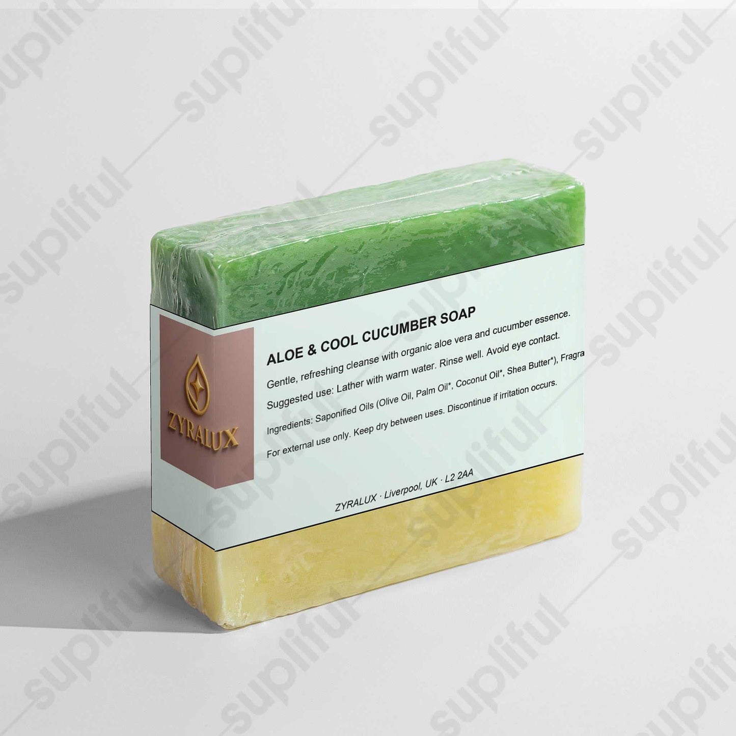 Aloe & Cool Cucumber Soap - ZYRALUX