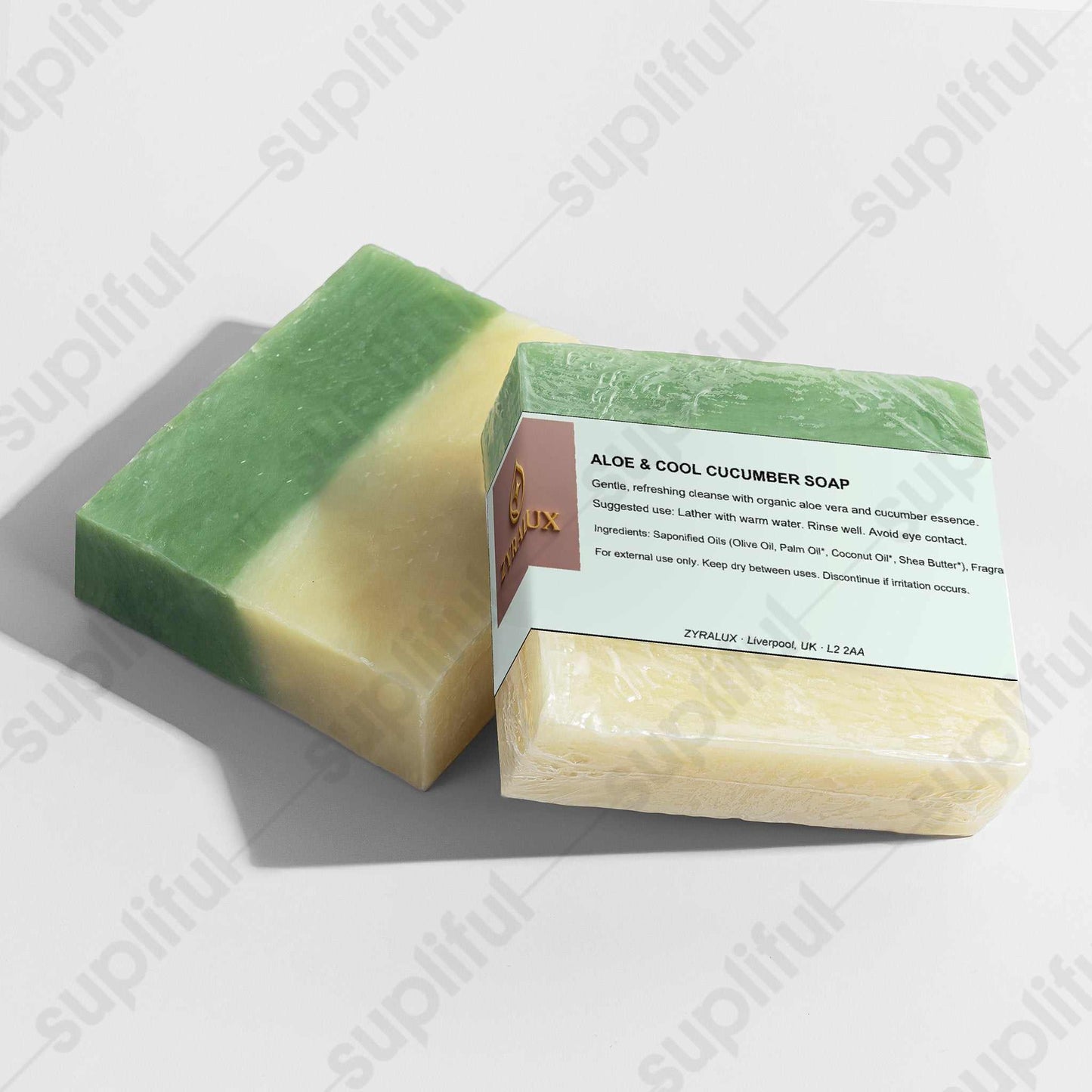 Aloe & Cool Cucumber Soap - ZYRALUX