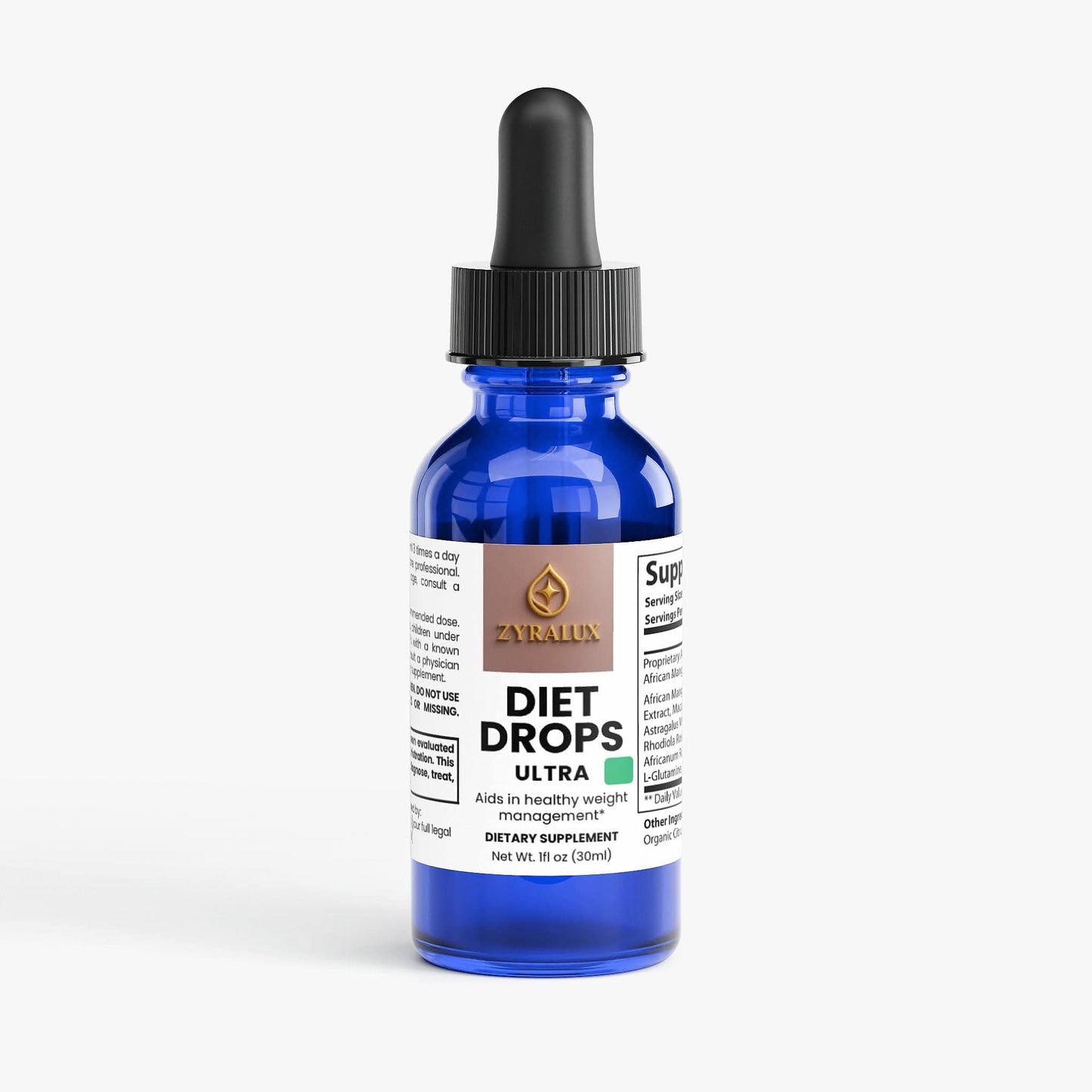 Diet Drops Ultra 1 oz - ZYRALUX