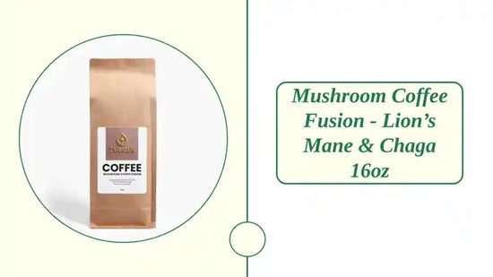 Mushroom Coffee Fusion - Lion&rsquo;s Mane &amp; Chaga 16oz by@Outfy