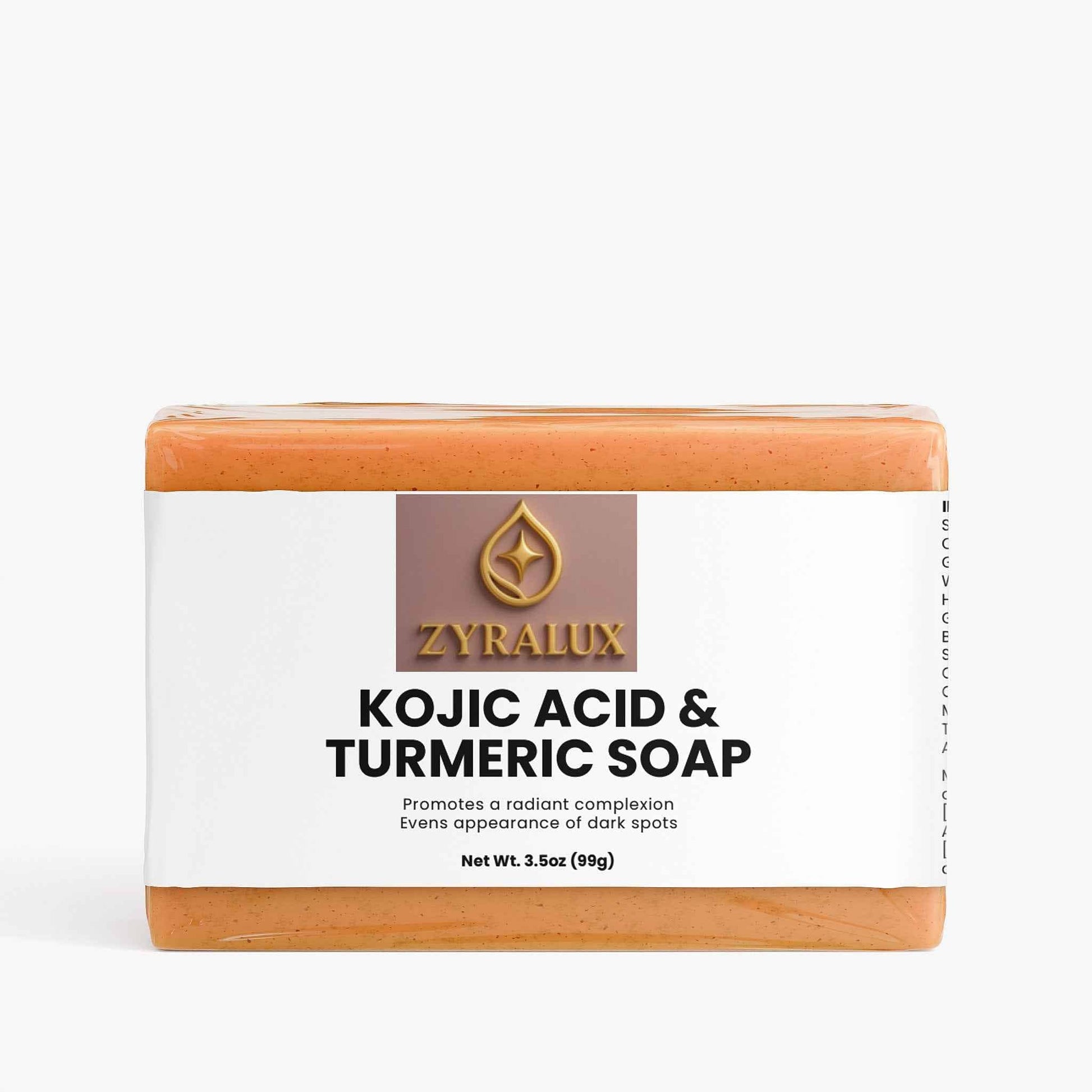 ZYRALUX Bath Kojic Acid & Turmeric Soap