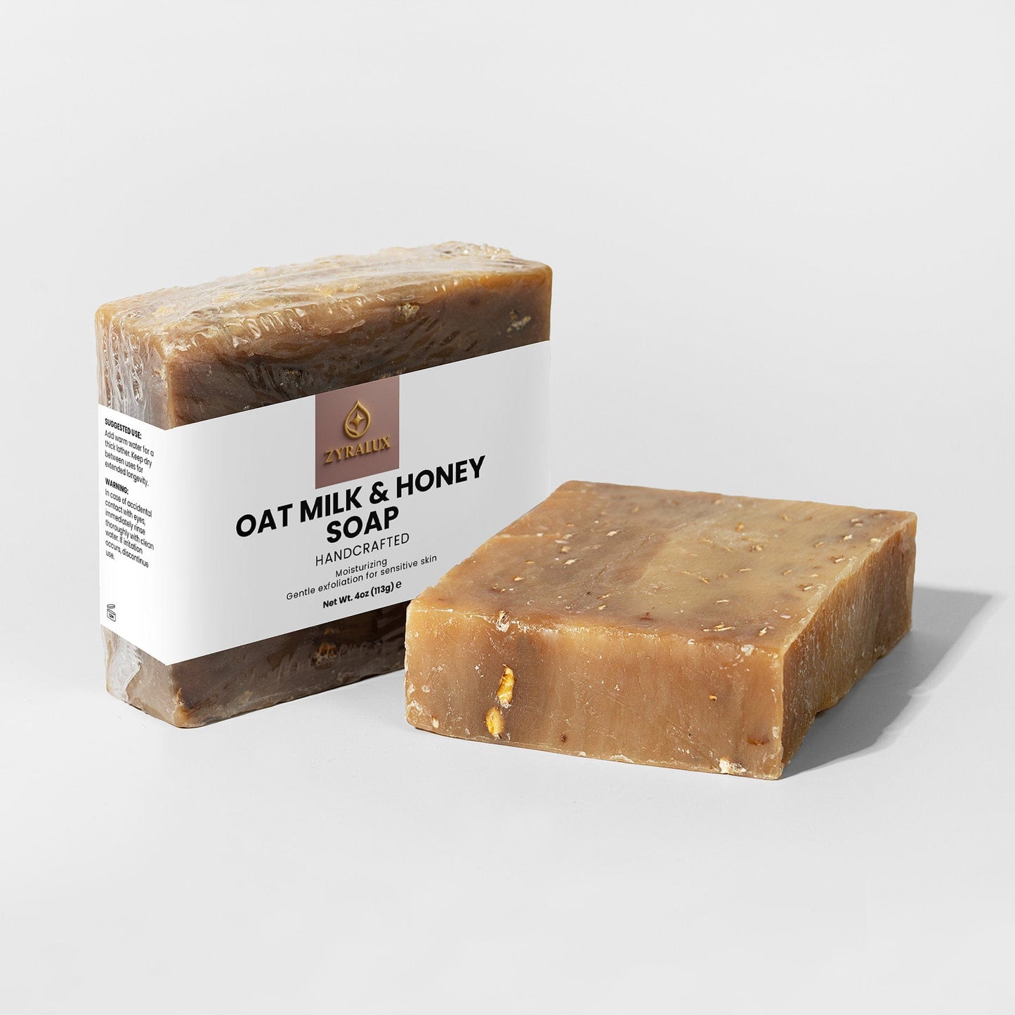 ZYRALUX Bath Oat Milk Honey Soap