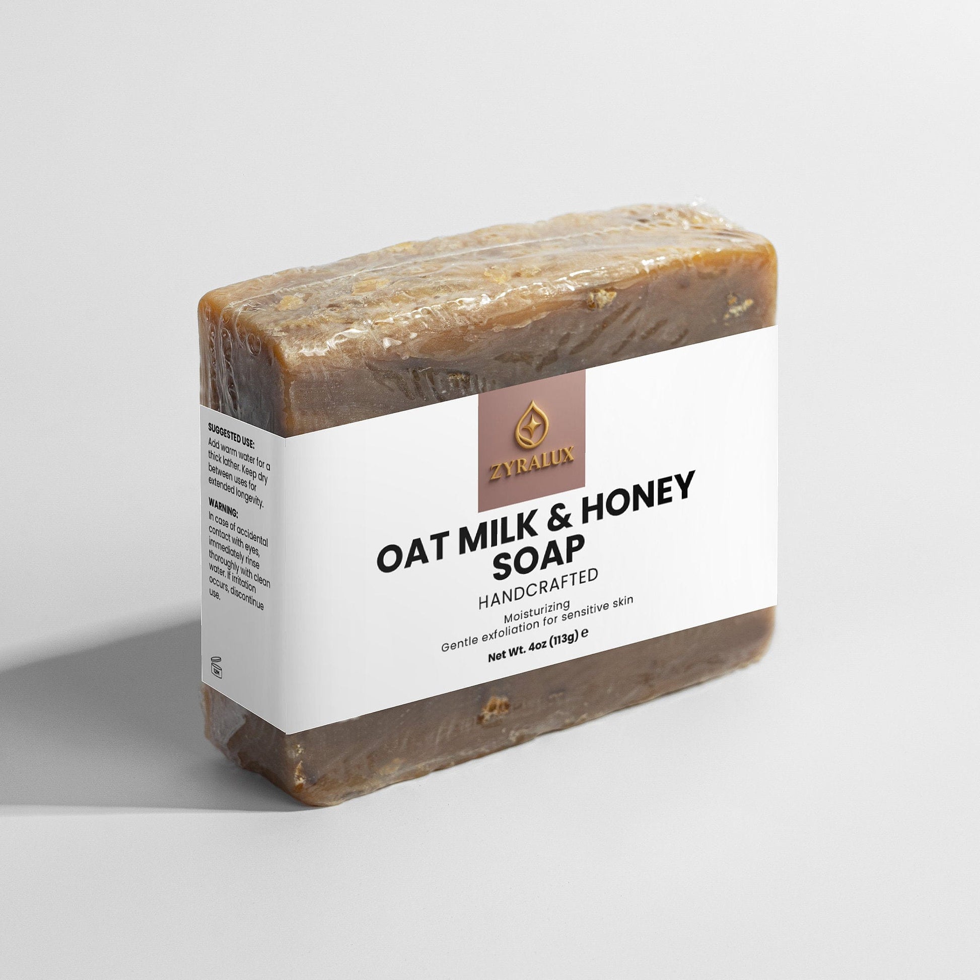 ZYRALUX Bath Oat Milk Honey Soap