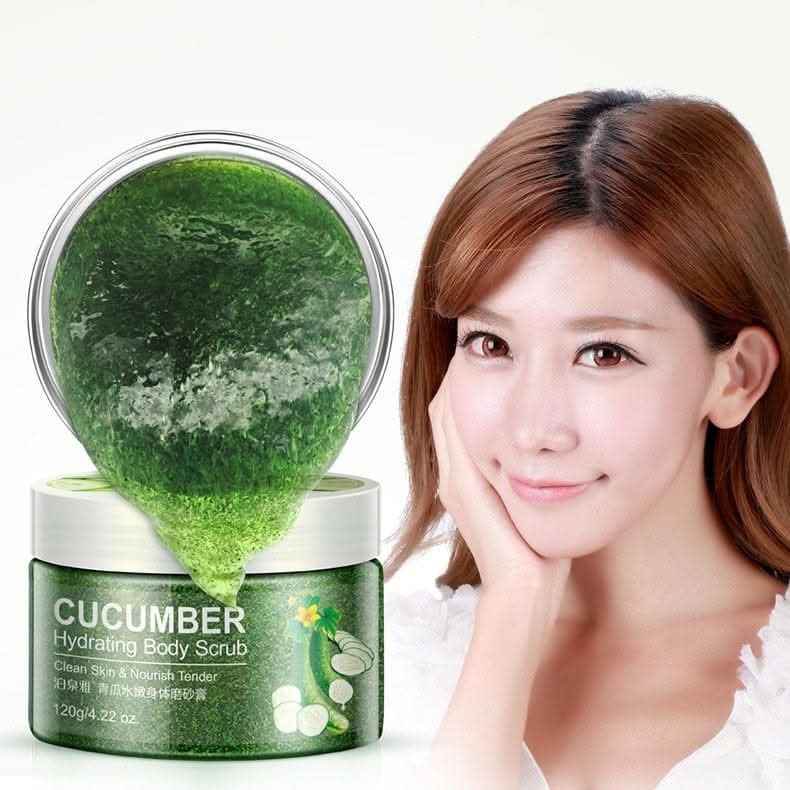 Cucumber skin beautiful white skin peels facial scrub - ZYRALUX