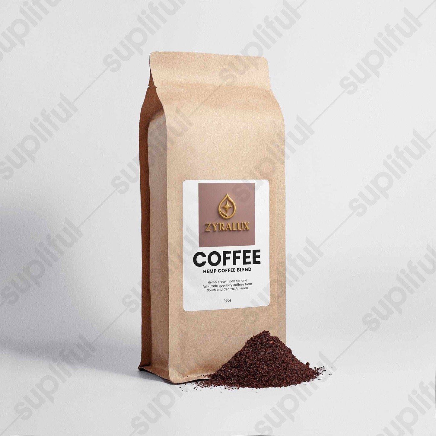 Hemp Coffee Blend - Medium Roast 16oz - ZYRALUX
