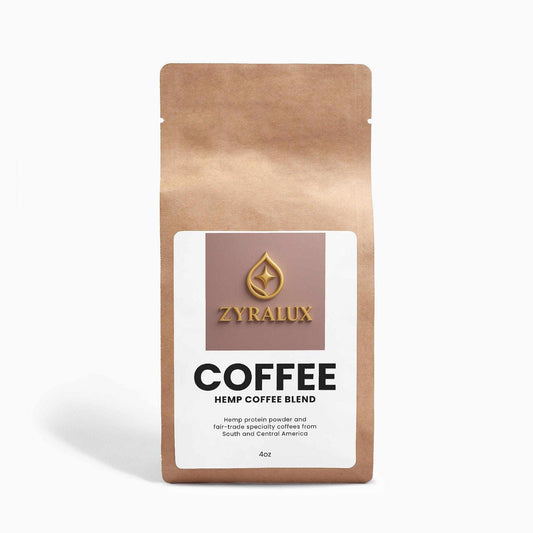 Hemp Coffee Blend - Medium Roast 4oz - ZYRALUX