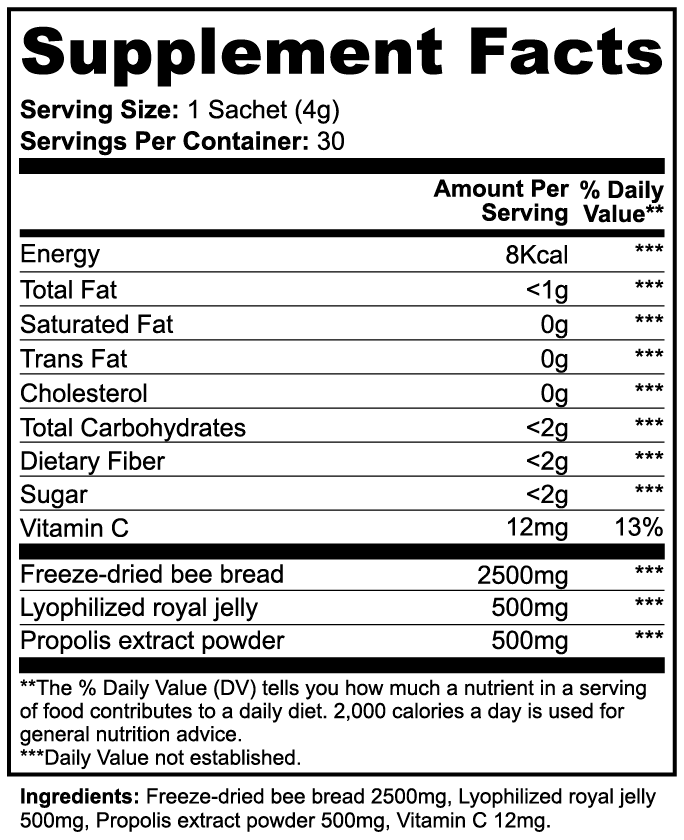 Bee Bread Powder - ZYRALUX