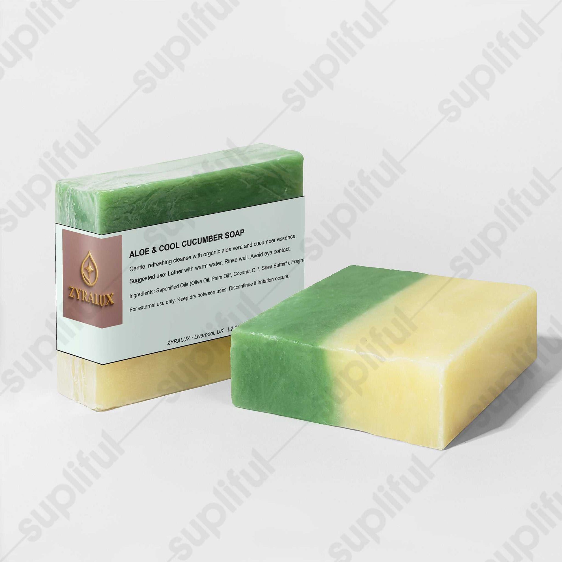Aloe & Cool Cucumber Soap - ZYRALUX