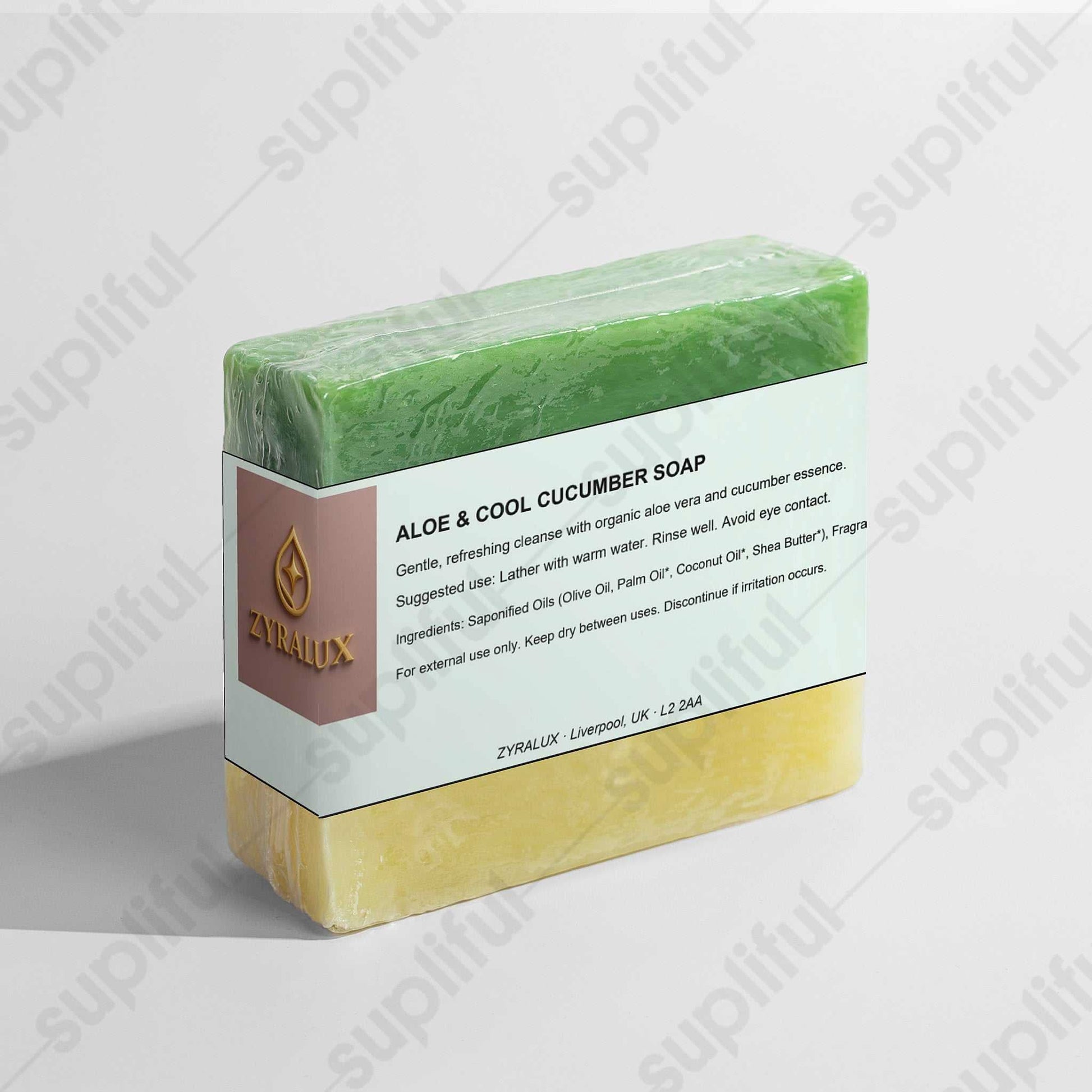Aloe & Cool Cucumber Soap - ZYRALUX