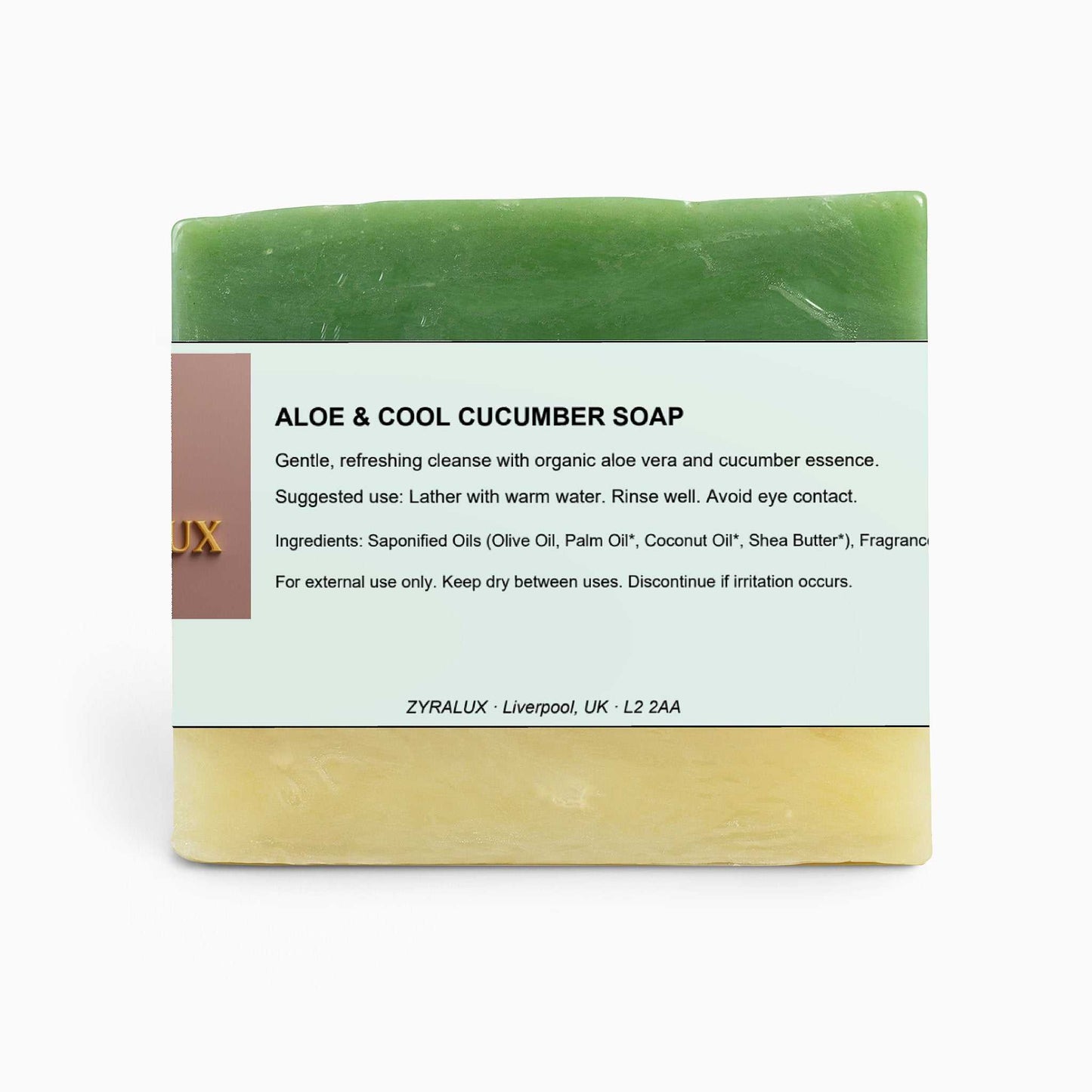 Aloe & Cool Cucumber Soap - ZYRALUX