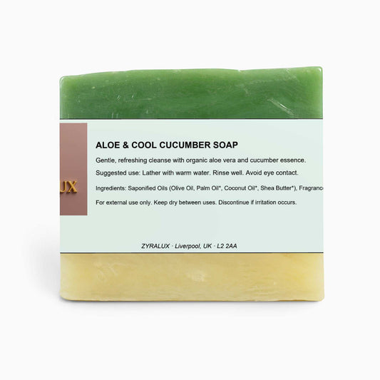 Aloe & Cool Cucumber Soap - ZYRALUX