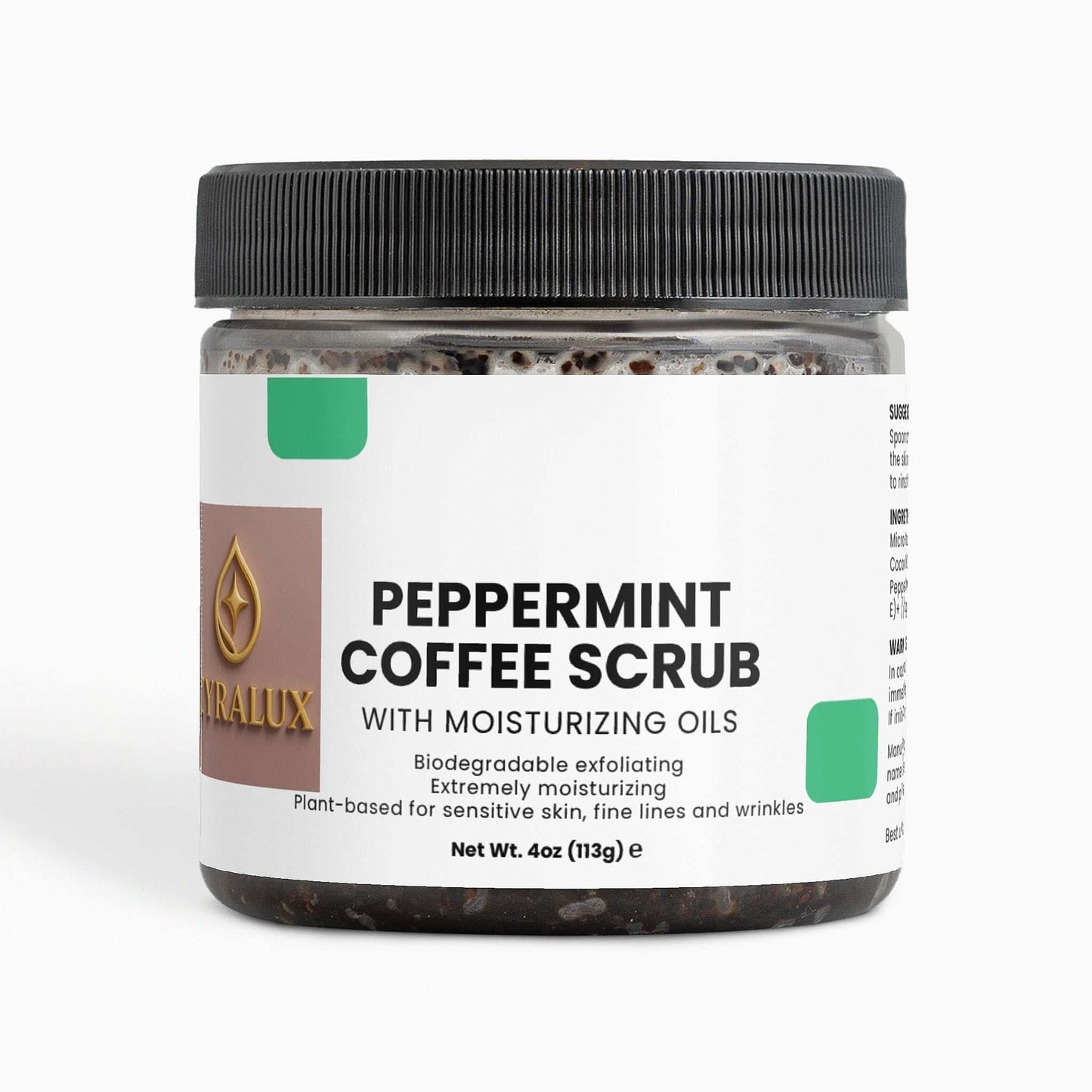 Peppermint Coffee Scrub - ZYRALUX