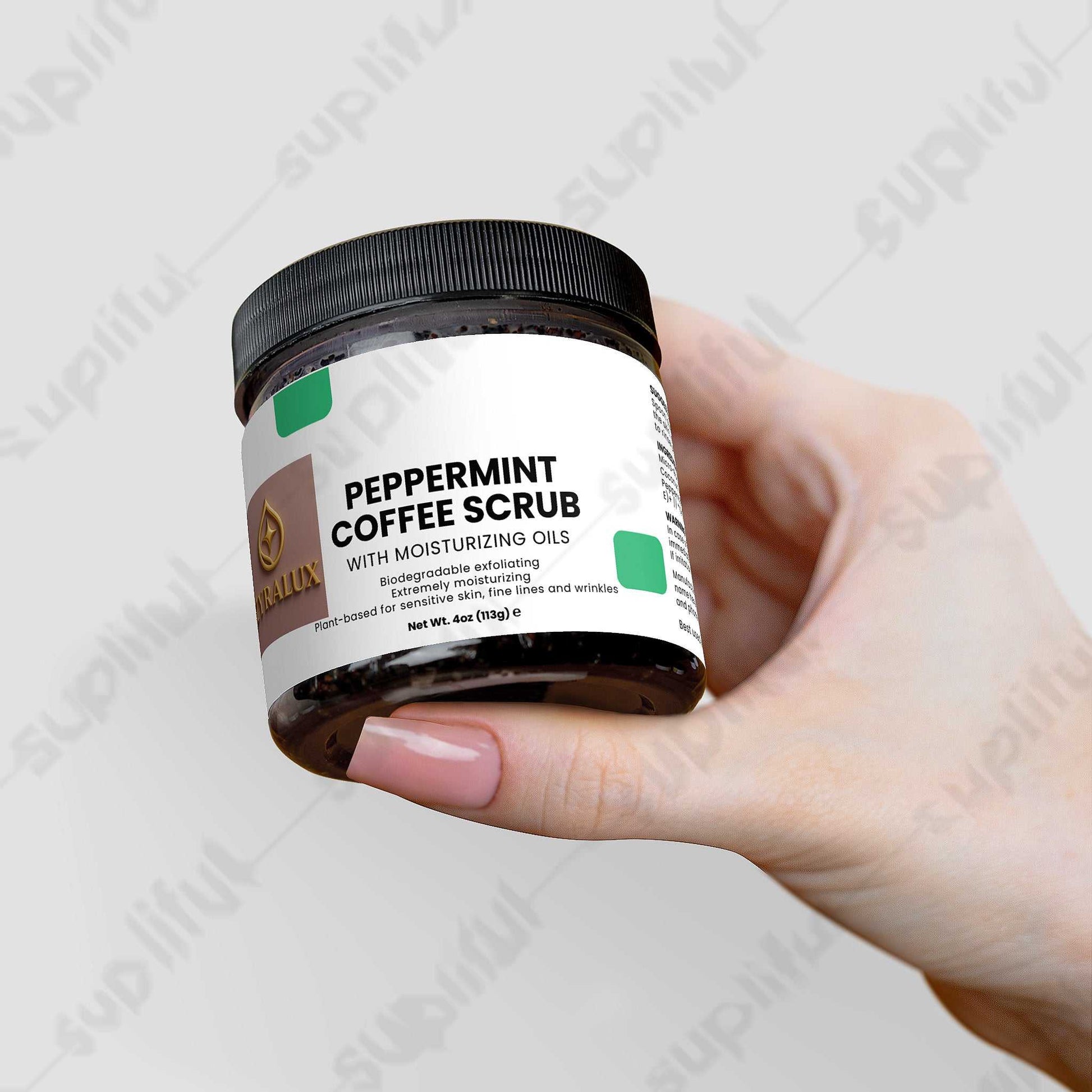 Peppermint Coffee Scrub - ZYRALUX