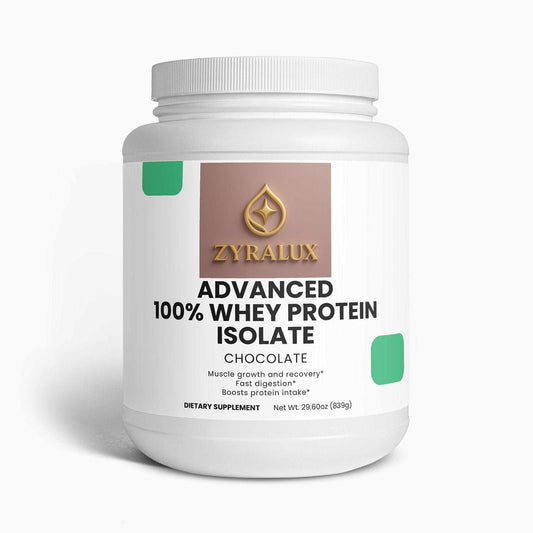 Advanced 100% Whey Protein Isolate (Chocolate) - ZYRALUX