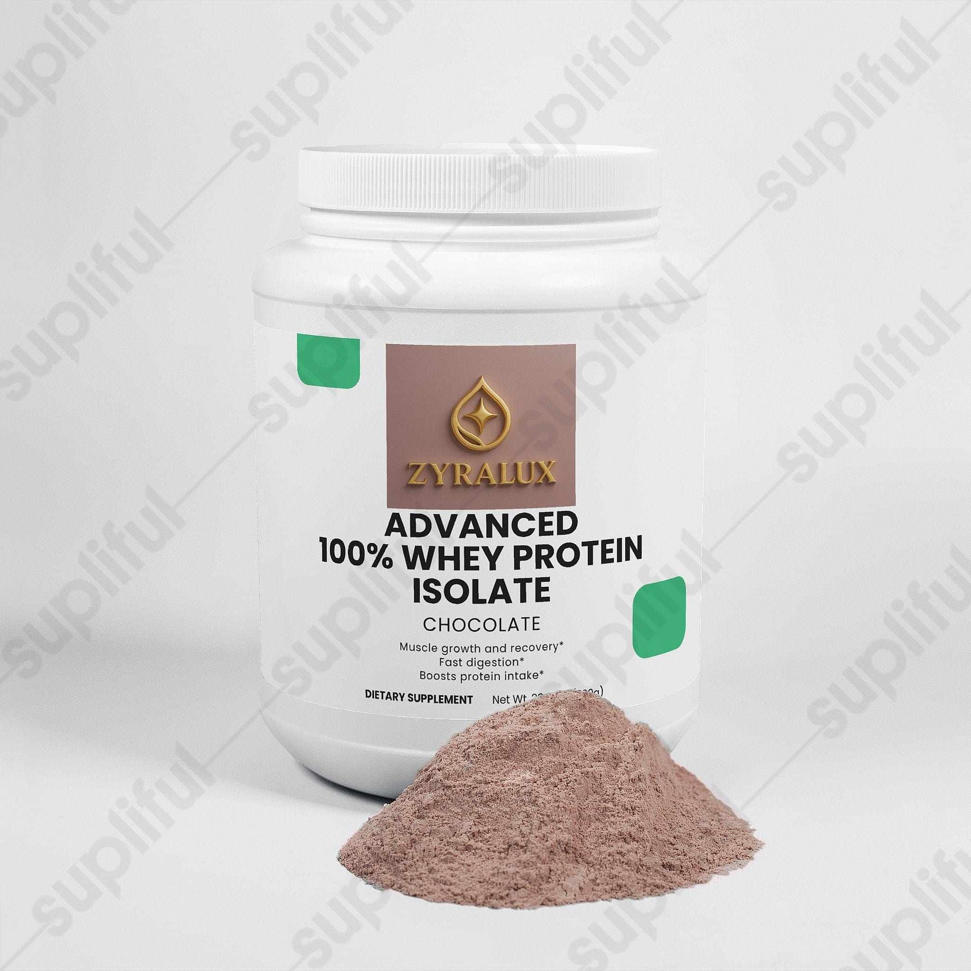 Advanced 100% Whey Protein Isolate (Chocolate) - ZYRALUX