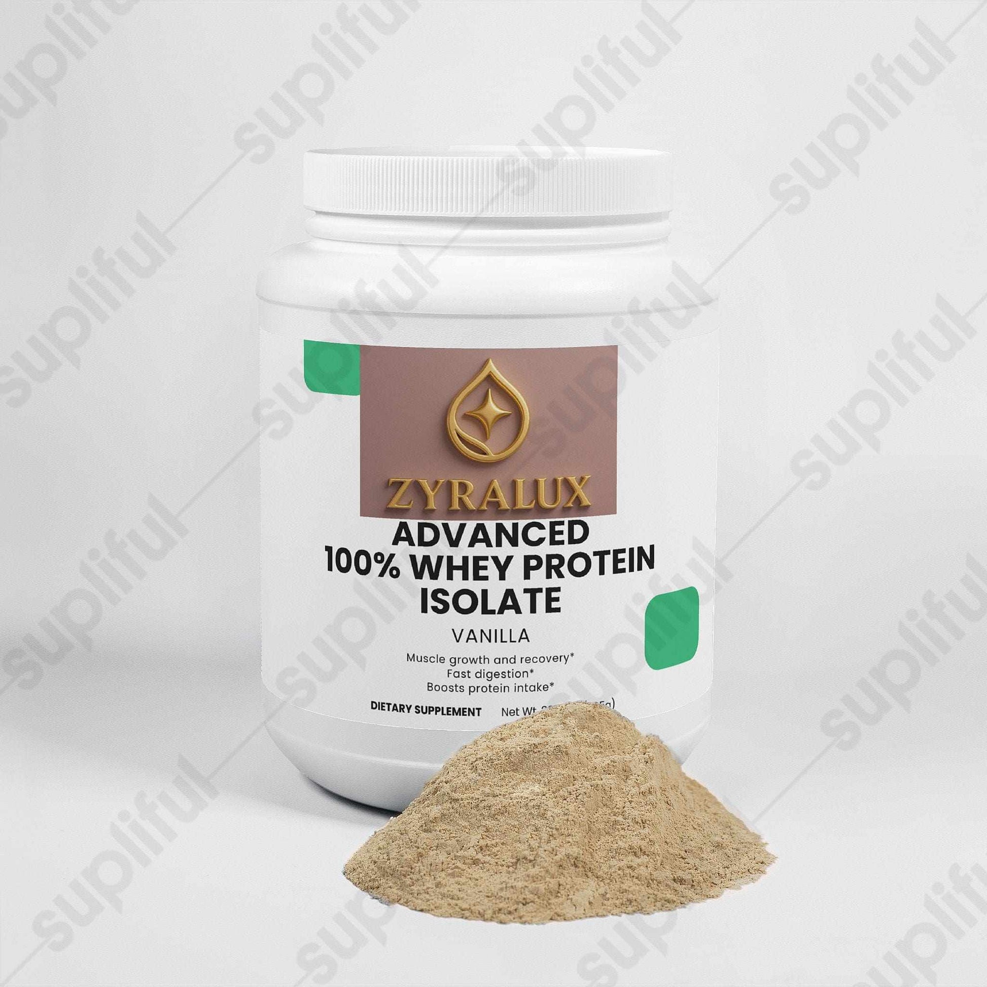Advanced 100% Whey Protein Isolate (Vanilla) - ZYRALUX