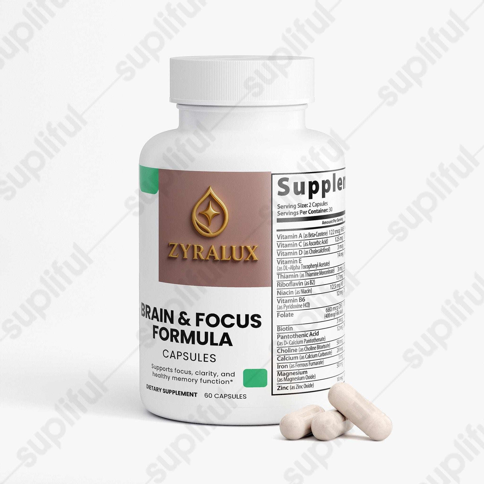 Brain & Focus Formula - ZYRALUX
