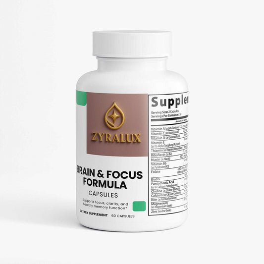 Brain & Focus Formula - ZYRALUX