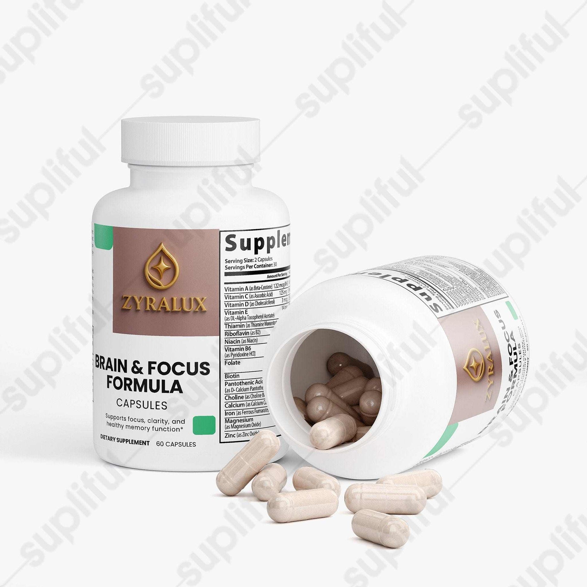 Brain & Focus Formula - ZYRALUX
