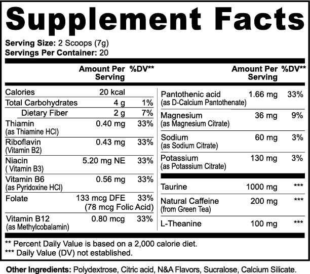 Energy Powder (Lychee Splash Energy) - ZYRALUX