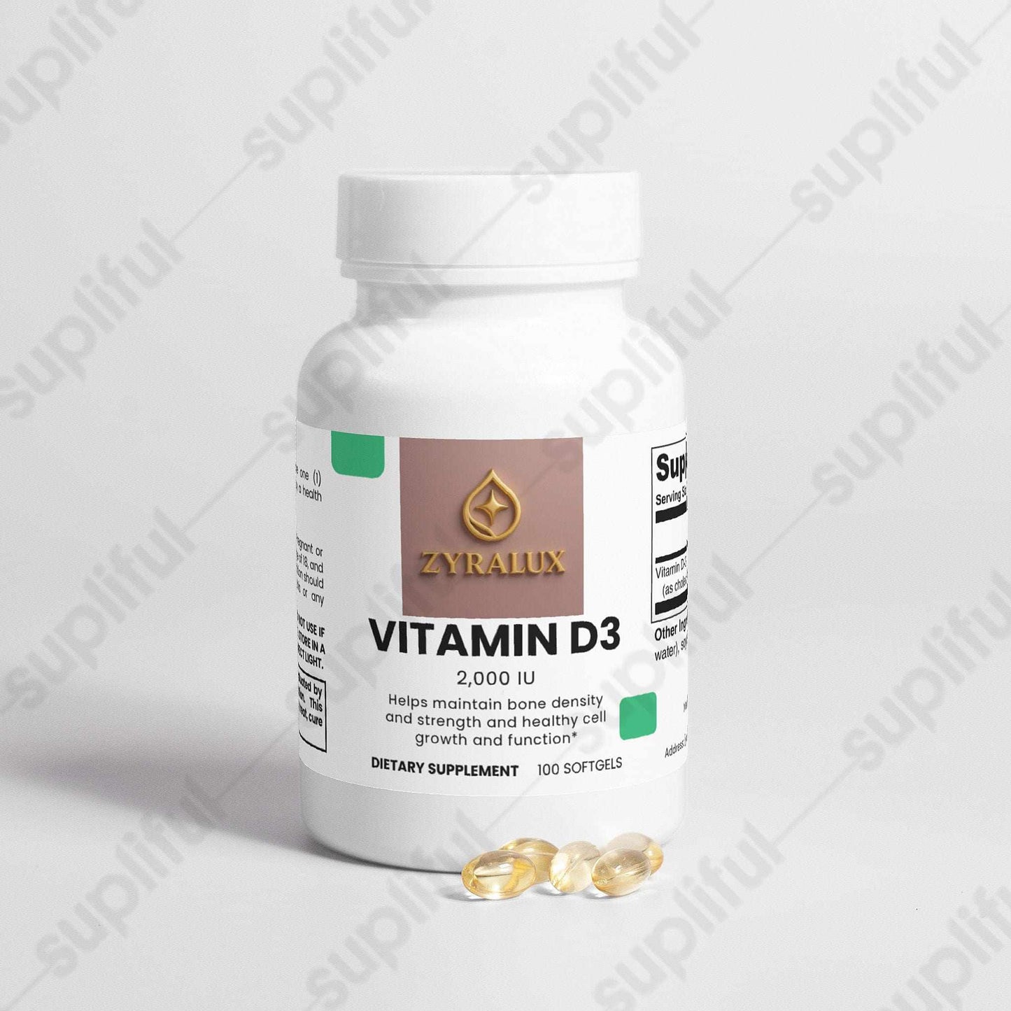 Vitamin D3 2,000 IU - ZYRALUX
